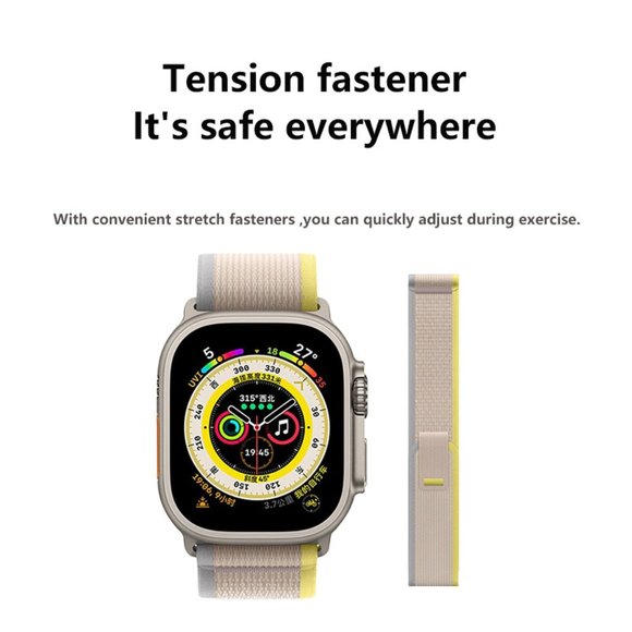 NEW STARLIGHT Velcro Loop Strap for Apple Watch - Picture 3 of 3